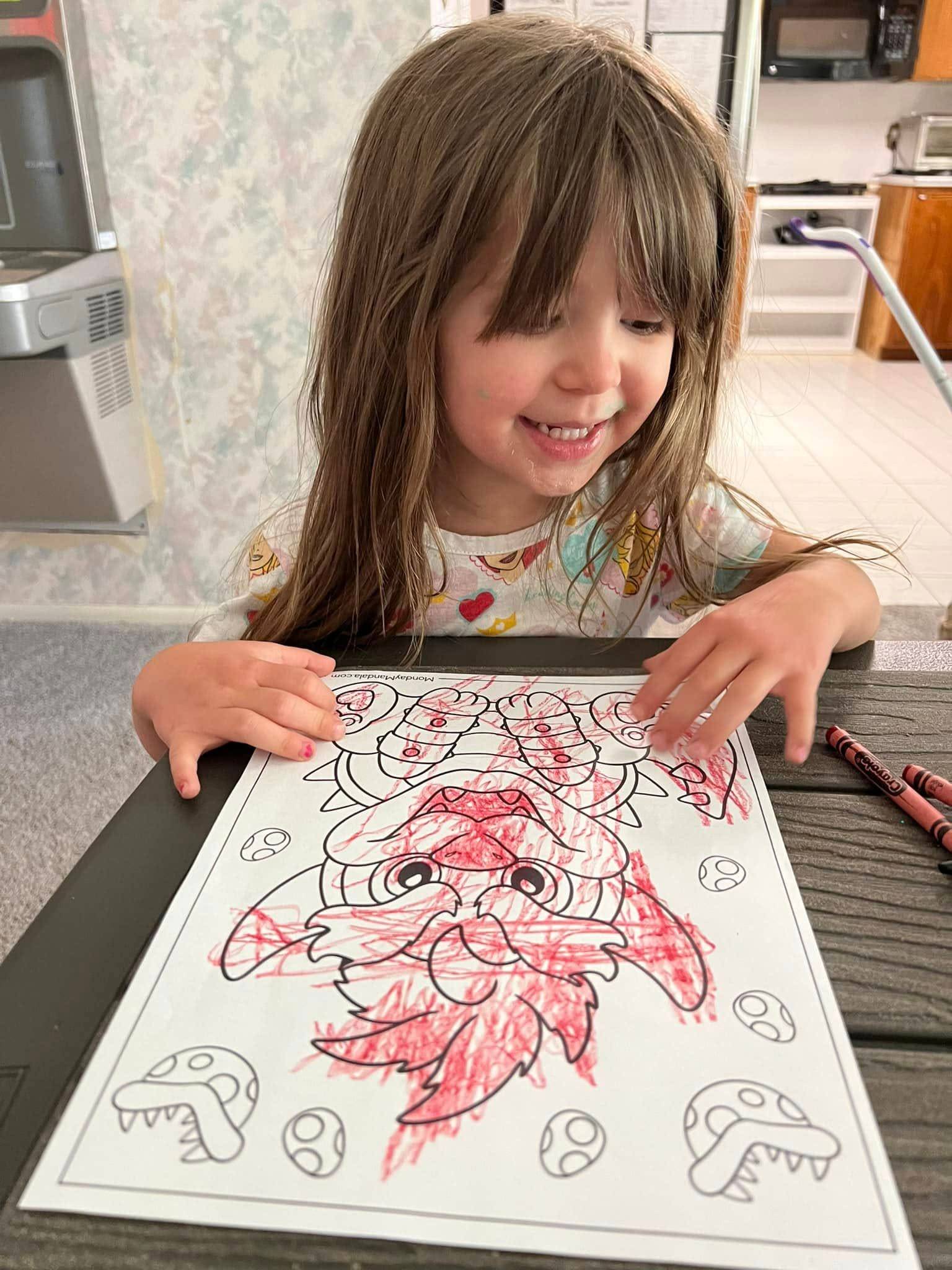 Kids coloring during a preschool program focused on early childhood education