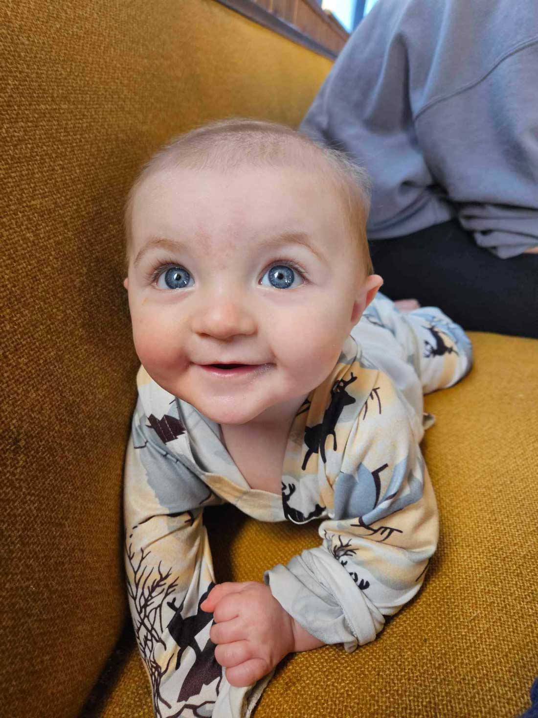 Infant at a licensed infant care center in Twin Falls, ID